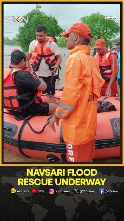 NDRF Rescues 67 People From Floodwaters In Navsari | WION Shorts