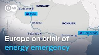 Heatwaves and record-low water levels threaten European energy crisis | DW News