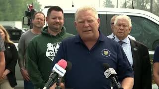 Ontario's Ford slams Trump for attack on Canada over wildfire