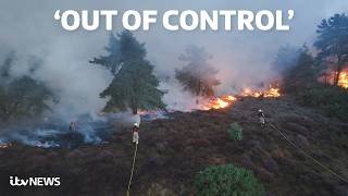 Suffolk wildfire: 'Major incident' declared with homes evacuated