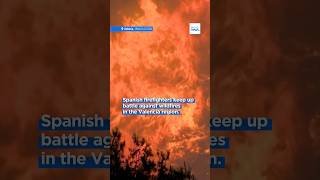 Spanish firefighters keep up battle against wildfires.