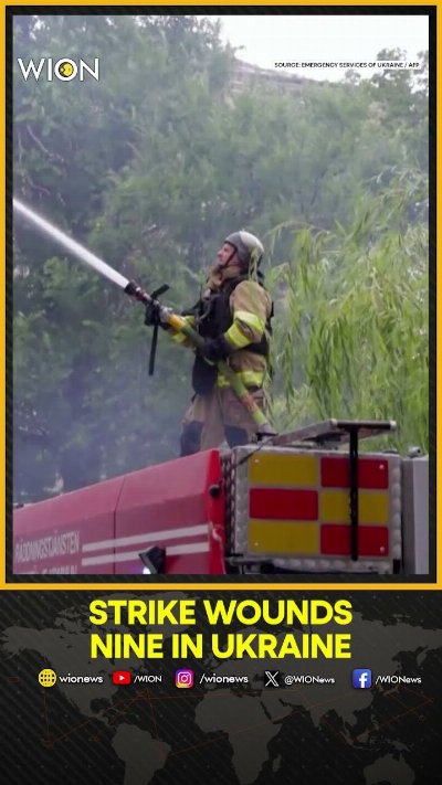 Russia-Ukraine War: Russian Air Strike Wounds Nine As Ukraine Crews Fight Fires | WION Shorts