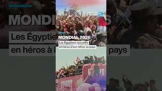 Mondial 2026 : les Égyptiens accueillis en héros à leur retour au pays • FRANCE 24