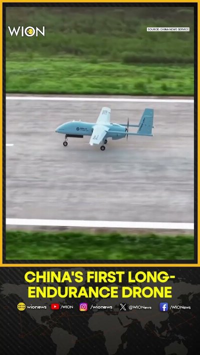 China's First Multi-Functional Long-Endurance Drone Successfully Completes Maiden Flight | Shorts