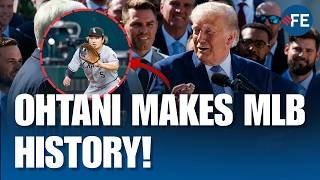 Ohtani Makes MLB History During Championship Celebration | Trump Honors Dodgers at White House
