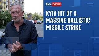 Aftermath of a massive missile attack in Kyiv