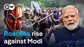Cockroach revolution turns on India's leader | DW News