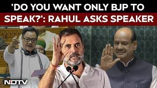 Rahul Gandhi Speech | Rahul Gandhi To Speaker Om Birla: 'If Only BJP Should Speak, I'll Sit Down'