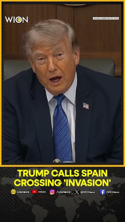 Trump Says Spain Faces an 'Invasion' After Record Migrant Surge | WION Shorts