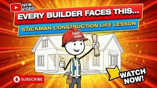 Every Builder Faces This… 🛠️ Stickman Construction Life Lesson | Tools for Fools 🧰 animation 