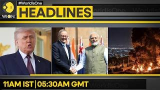 India, Australia Boost Defence Ties | U.S. Strikes Kill Three In Western Iran | WION Headlines