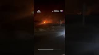 Air defences activate in Iran and flames rise from US attacks | AJ #shorts