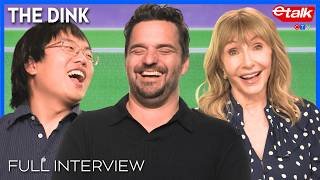 Aaron Chen can't stop busting Jake Johnson's chops during this interview for 'The Dink'