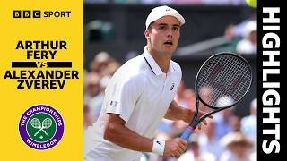 Arthur Fery v Alexander Zverev | Semi-Final Highlights | Wimbledon 2026