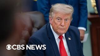 Trump threatens to hit Iran "very hard" as conflicts expands