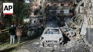 1 killed, 8 injured in overnight Russian attack on Ukraine's Kyiv