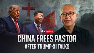 Sky News speaks to the Chinese pastor freed in extraordinary deal with the US