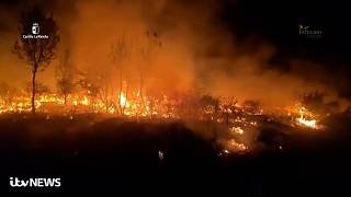 How Spain is dealing with one of its largest ever wildfires
