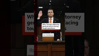 Acting Attorney General Todd Blanche appeared before the Senate for confirmation hearings. #BBCNews