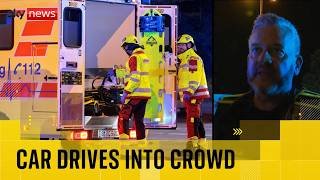 One dead and several with life-threatening injuries after car drives into crowd in Berlin