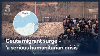 Ceuta latest: 60,000 migrants cross into Spanish enclave as death toll rises to 57 in border crisis