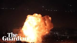 Russian drones and missiles pummel Kyiv on eve of Nato summit