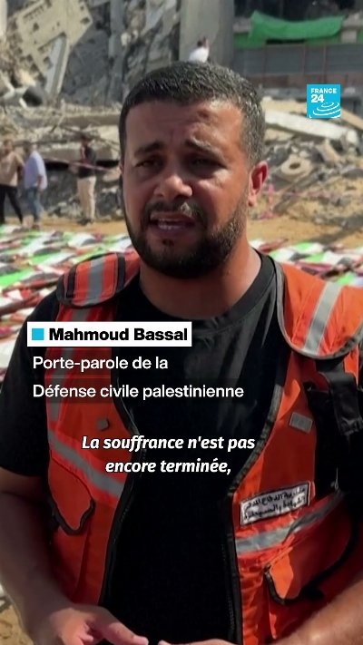 Gaza : des funérailles collectives pour une centaine de Palestiniens • FRANCE 24