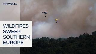 Extreme heat sparks wildfires across Spain and France