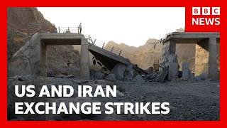 US and Iran exchange strikes after two US soldiers killed in Jordan | BBC News