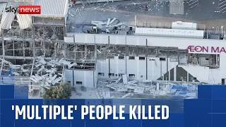 Japan earthquake: 'Multiple deaths' confirmed at collapsed shopping centre