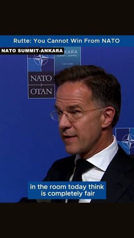 Mark Rutte Sends Direct Warning to Putin During NATO Summit