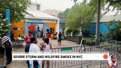 New York City blanketed in hazardous wildfire smoke