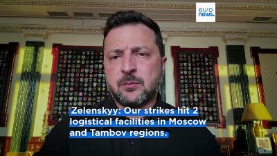 Ukrainian forces strike 'major' logistics hubs in central Russia