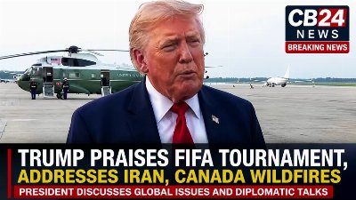 Trump Praises FIFA Tournament, Discusses Iran Strikes, Canada Wildfires & China | Press Remarks