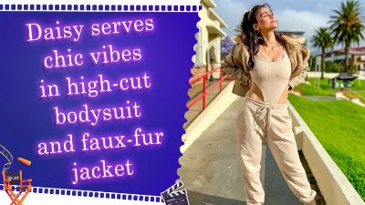 Daisy Shah stuns in beige bodysuit and combat boots with "Sunlight on my face" post