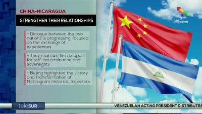 China and Nicaragua strenghtens their relations