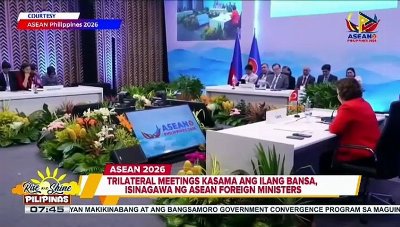 Trilateral meetings kasama ang ilang bansa, isinagawa ng ASEAN Foreign Ministers | ulat ni Gab Villegas