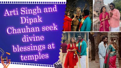 Arti Singh shares glimpses of her spiritually 'Blessed Week' with husband Dipak Chauhan