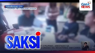 Nigerian national at 3 Pilipino, arestado sa nabistong bentahan umano ng registered SIM cards | Saksi