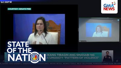 Depensa, sinubukang tibagin ang sinasabi ng prosekusyon na umano'y “pattern of violence” ni VP Duterte | SONA