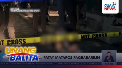 Lalaki, patay matapos pagbabarilin | Unang Balita