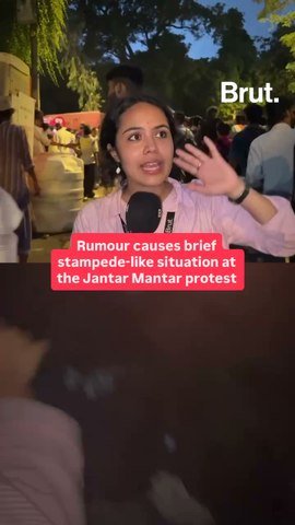 Rumour sparks brief stampede-like situation at Jantar Mantar
