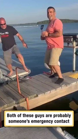 The spatula and the drink stayed safe though 🤣 #afv #fail #funnyvideos