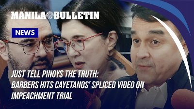 Barbers hits Cayetanos' 'spliced' video, urges truth on impeachment trial