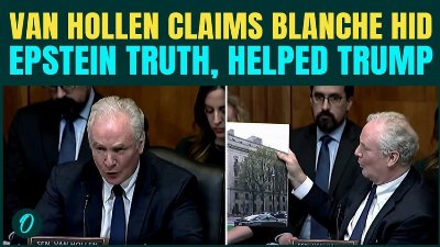 ‘You Are Trump’s Personal Lawyer’: Van Hollen GRILLS Blanche Over Trump-Epstein Ties, Maxwell