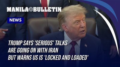 Trump says 'serious' talks are going on with Iran but warns US is 'locked and loaded'