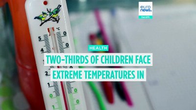 Two-thirds of children exposed to extreme temperatures in Europe