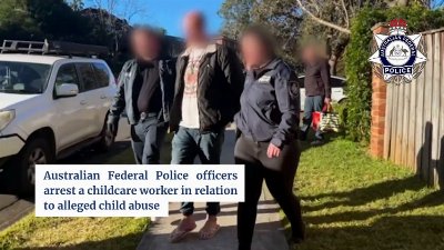 AFP officers arrest alleged child abuser