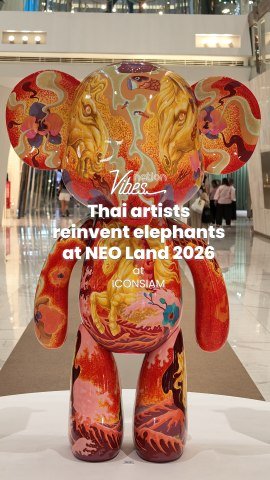 Thai artists reinvent elephants at NEO Land 2026