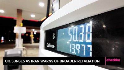 Oil Surges As Iran Warns Of Broader Retaliation